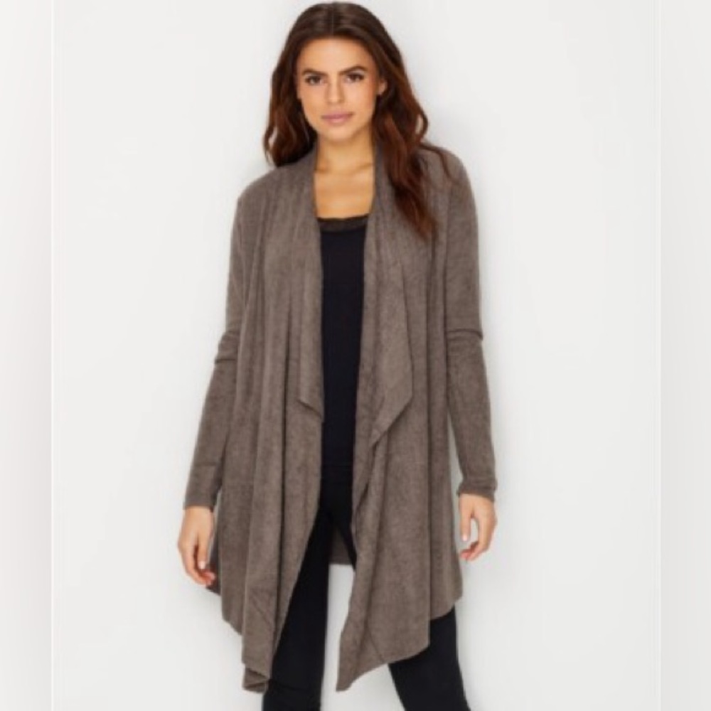 Barefoot Dreams Cozychic Lite Calypso Wrap Bamboo Brown S/M Style 436